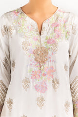 Luxury Pret Polyester Silk Embroidered Shirt ILP-22-72 1 Piece