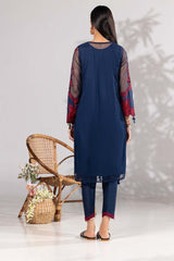 Poly Net Embroidered Shirt And Trouser ILP-23-171