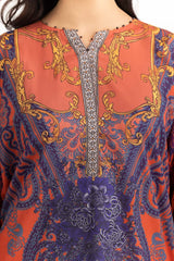 Luxury Pret Digital Printed Embelished Shirt ILP-23-190