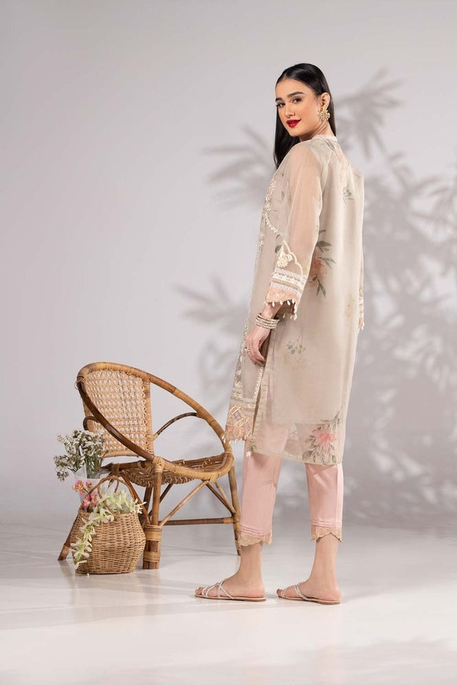 Organza Embroidered Shirt And Trouser