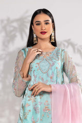 3 Piece Shamooz Silk Embroidered Suit ILP-23-239