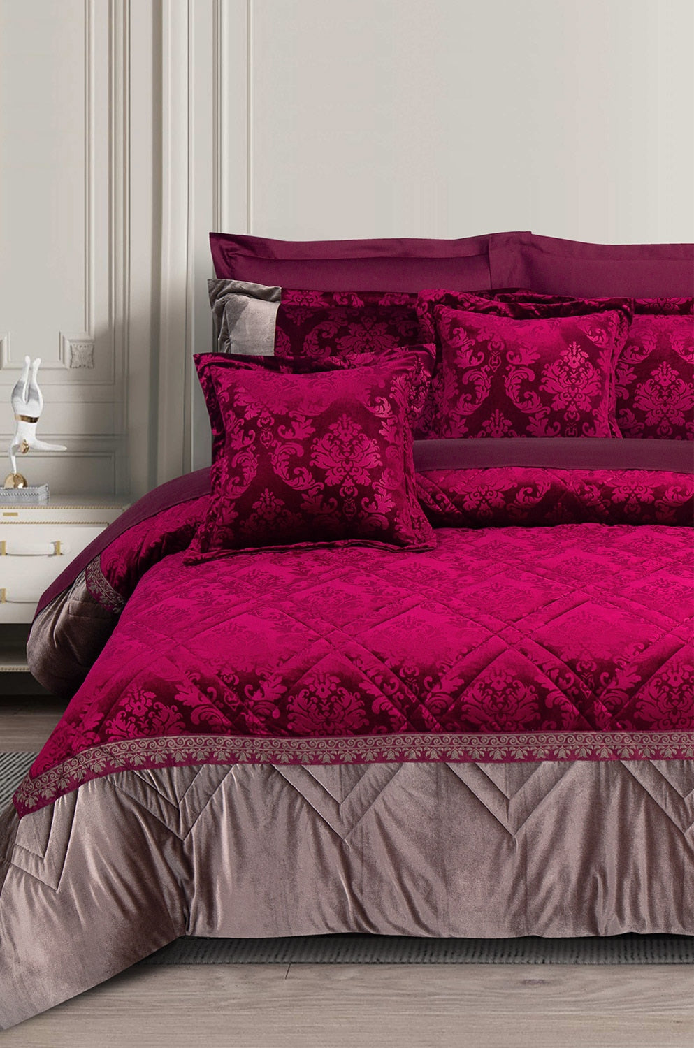 Imperial Embossed Velvet Comforter Set