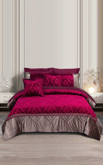 Imperial Embossed Velvet Comforter Set