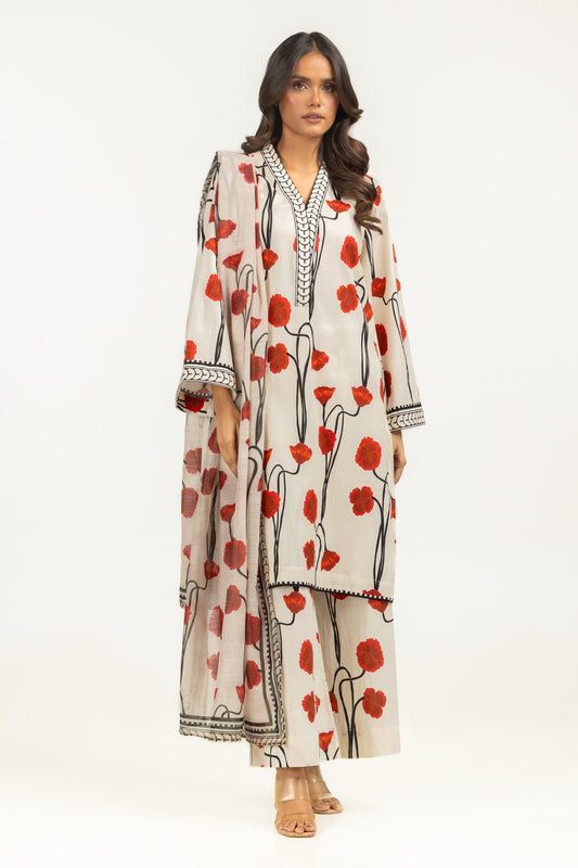 Poly Munar Printed Dupatta IPD-44839