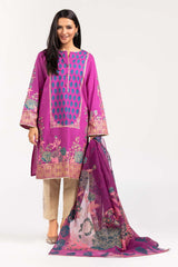 2 Piece Suit Cambric Shirt Organza Dupatta IPS-21-112