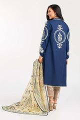 2 Piece Suit Cambric Shirt Organza Dupatta IPS-21-113