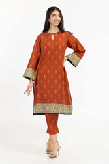 2 Piece Digital Printed Cambric Kurti With Trouser IPS-22-157 A