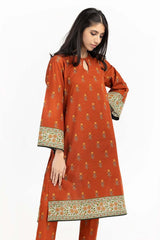 2 Piece Digital Printed Cambric Kurti With Trouser IPS-22-157 A