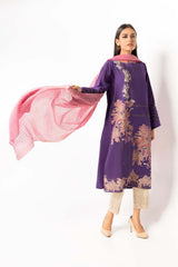 Screen Printed Cambric Shirt Munar Dupatta IPS-22-34 2 Piece