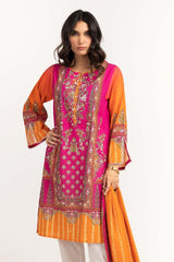 2 Piece Printed Cambric Shirt With Dupatta IPS-23-06