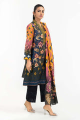 2 Piece Printed Cambric Shirt With Dupatta IPS-23-09