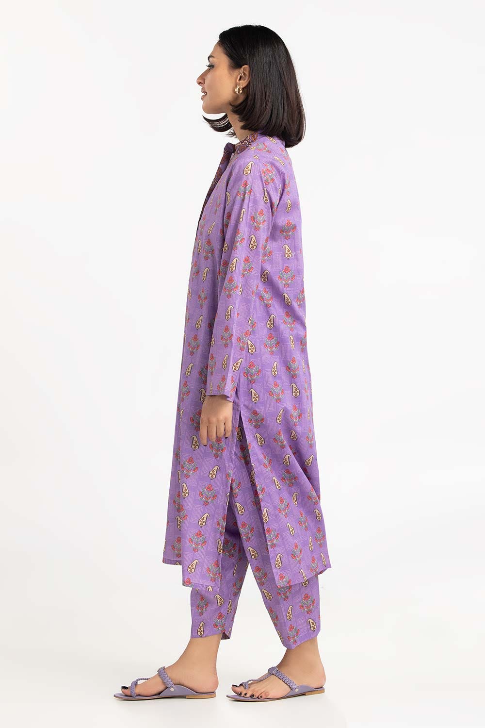 2 Piece Printed Cambric Shirt With Shalwar IPS-23-102