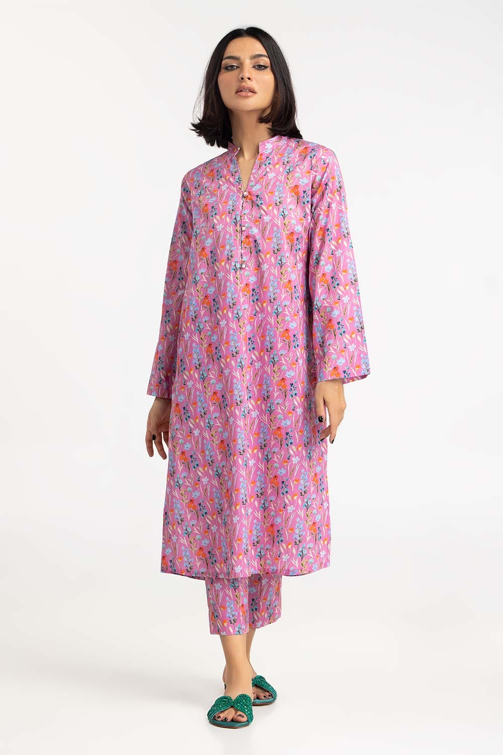 2 Piece Digital Printed Cambric Shirt with Shalwar IPS-23-103