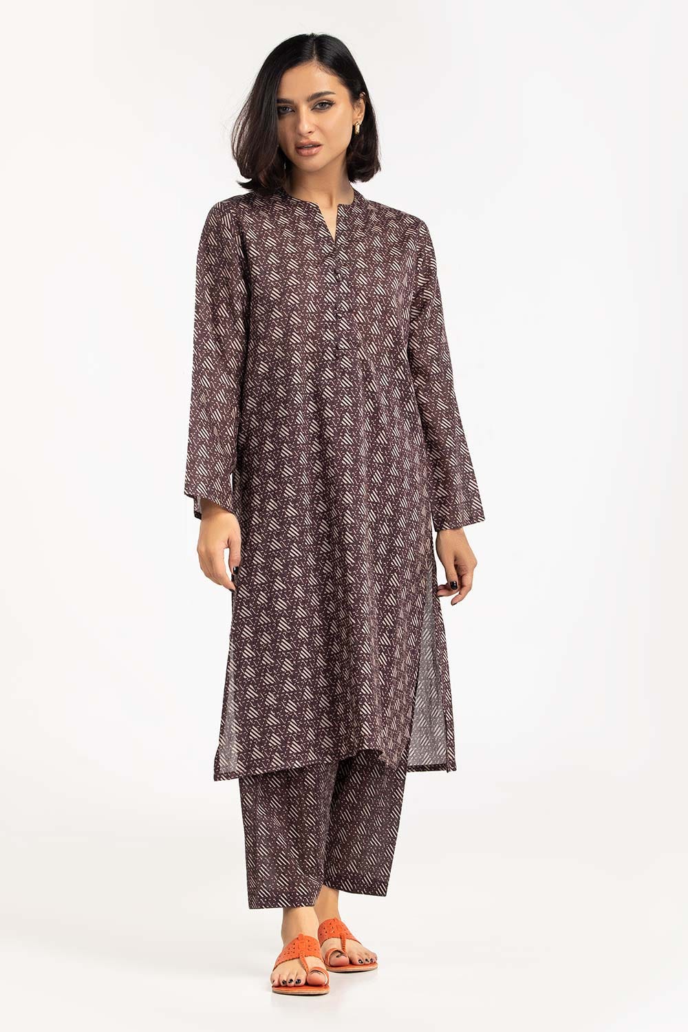 2 Piece Digital Printed Cambric Shirt With Trouser IPS-23-105