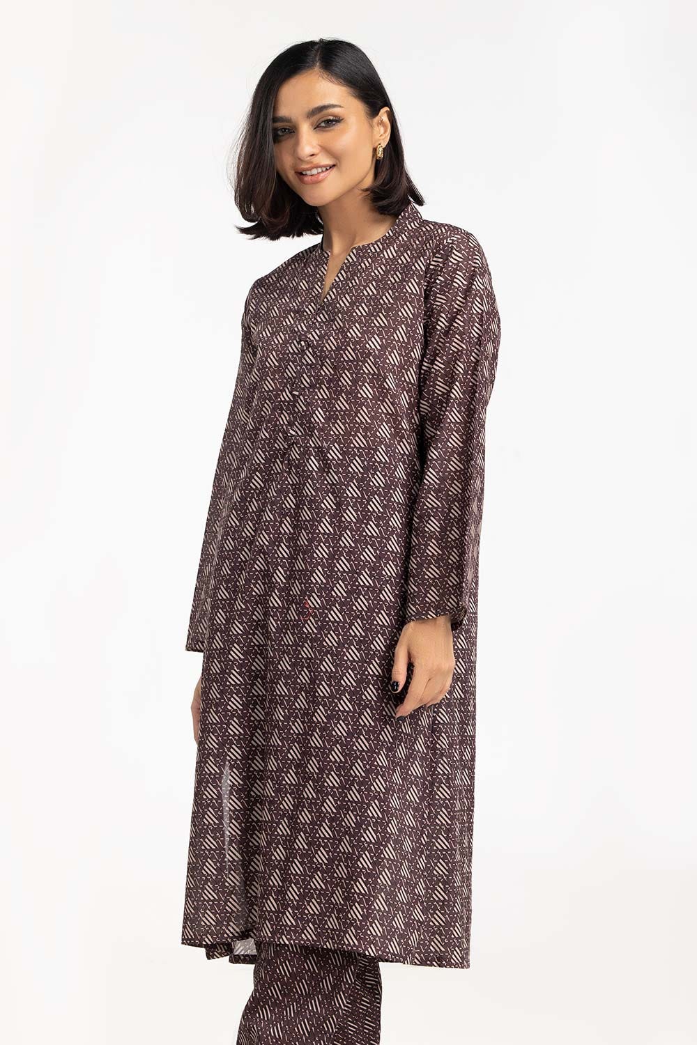 2 Piece Digital Printed Cambric Shirt With Trouser IPS-23-105