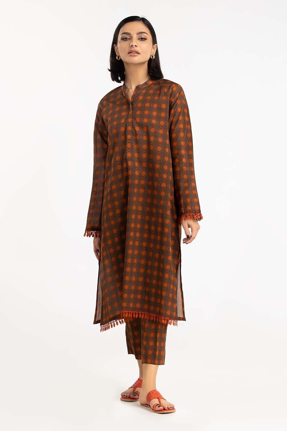 2 Piece Digital Printed Cambric Shirt With Trouser IPS-23-108