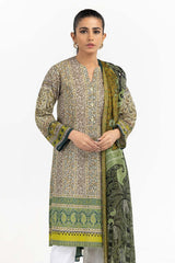 2 Piece Printed Cambric Shirt With Dupatta IPS-23-10