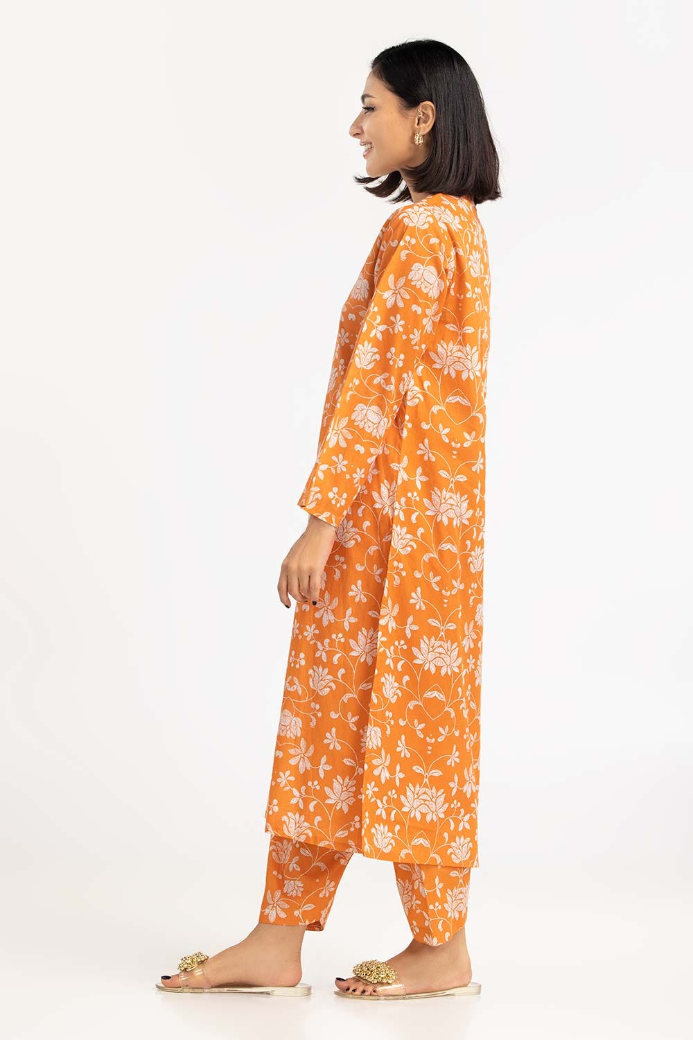 2 Piece Printed Cambric Shirt with Trouser IPS-23-110