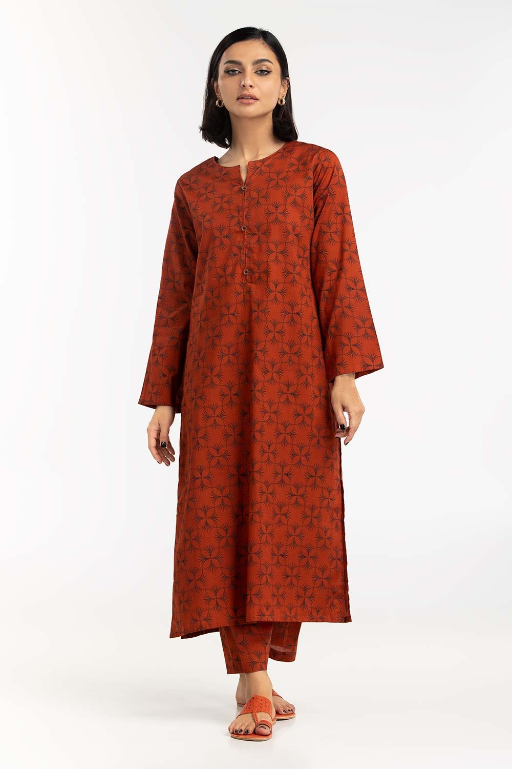 2 Piece Digital Printed Cambric shirt With Trouser IPS-23-111