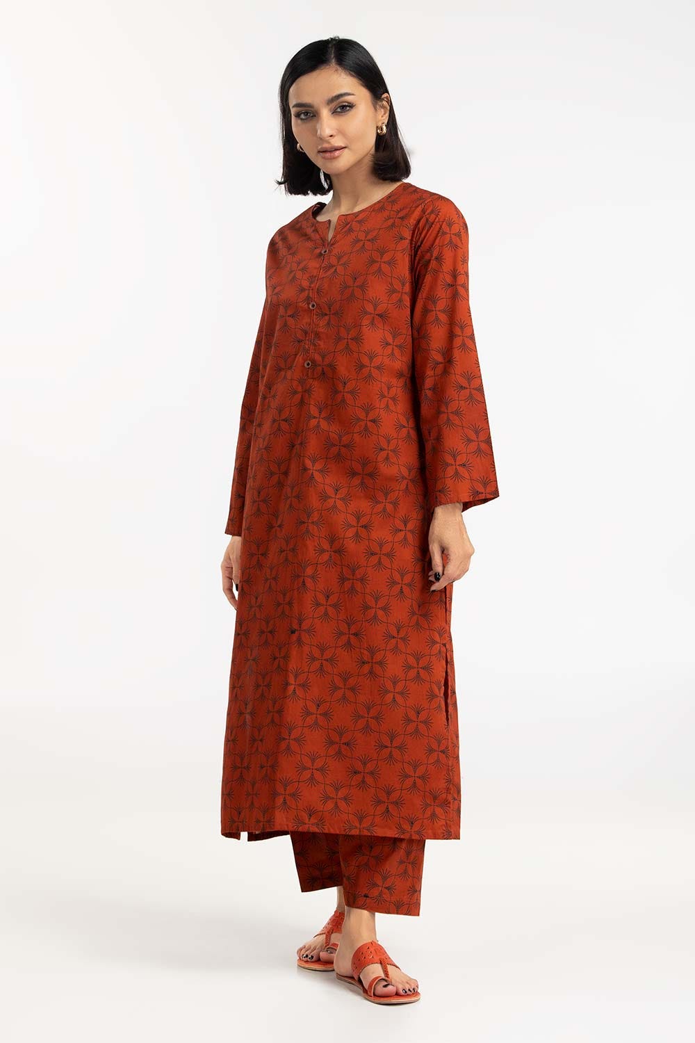 2 Piece Digital Printed Cambric shirt With Trouser IPS-23-111