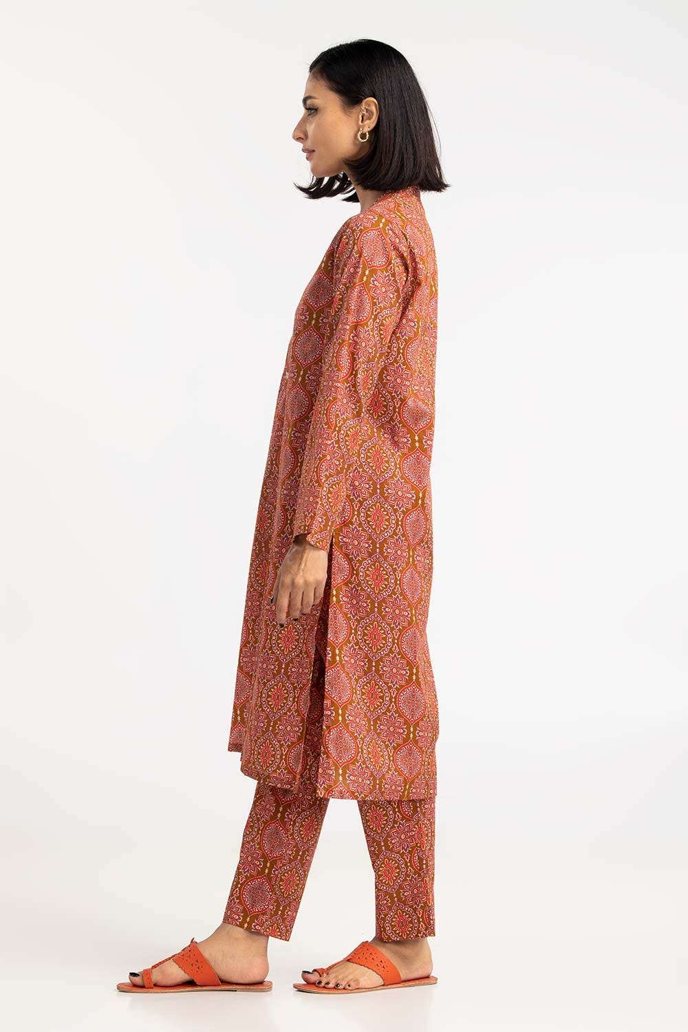 2 Piece Print Cambric Shirt With Trouser IPS-23-112