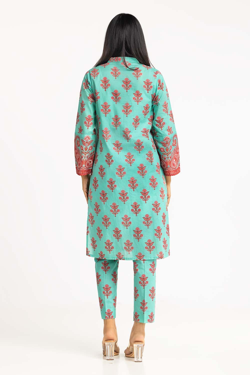 2 Piece Digital Printed Cambric Shirt with Trouser IPS-23-116