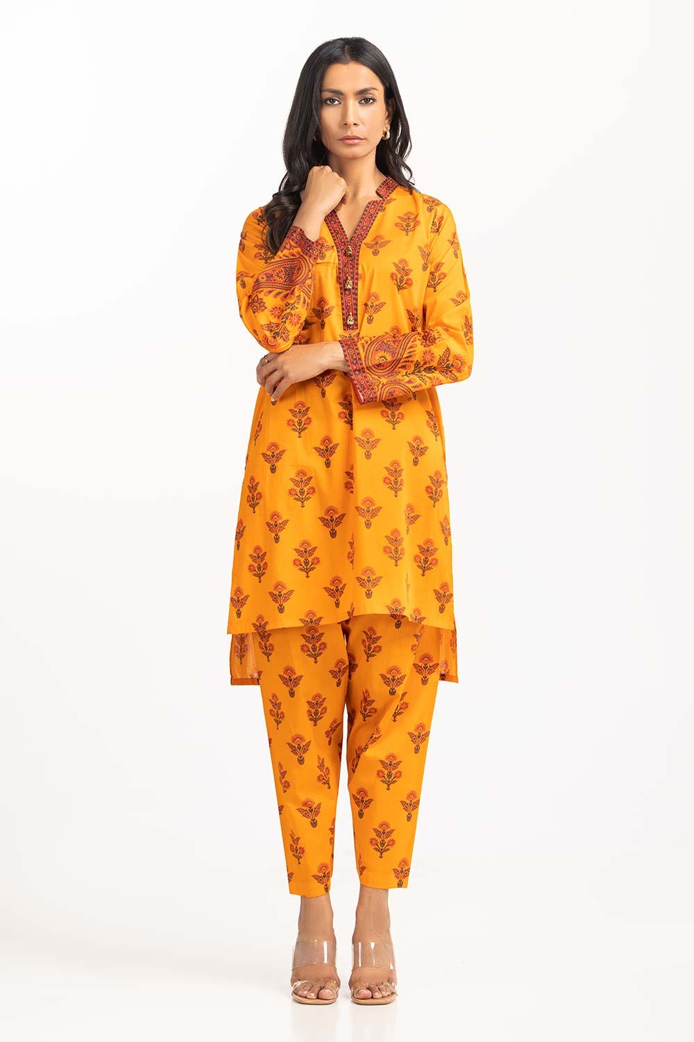 2 Piece Digital Printed Cambric Shirt With Trouser IPS-23-117