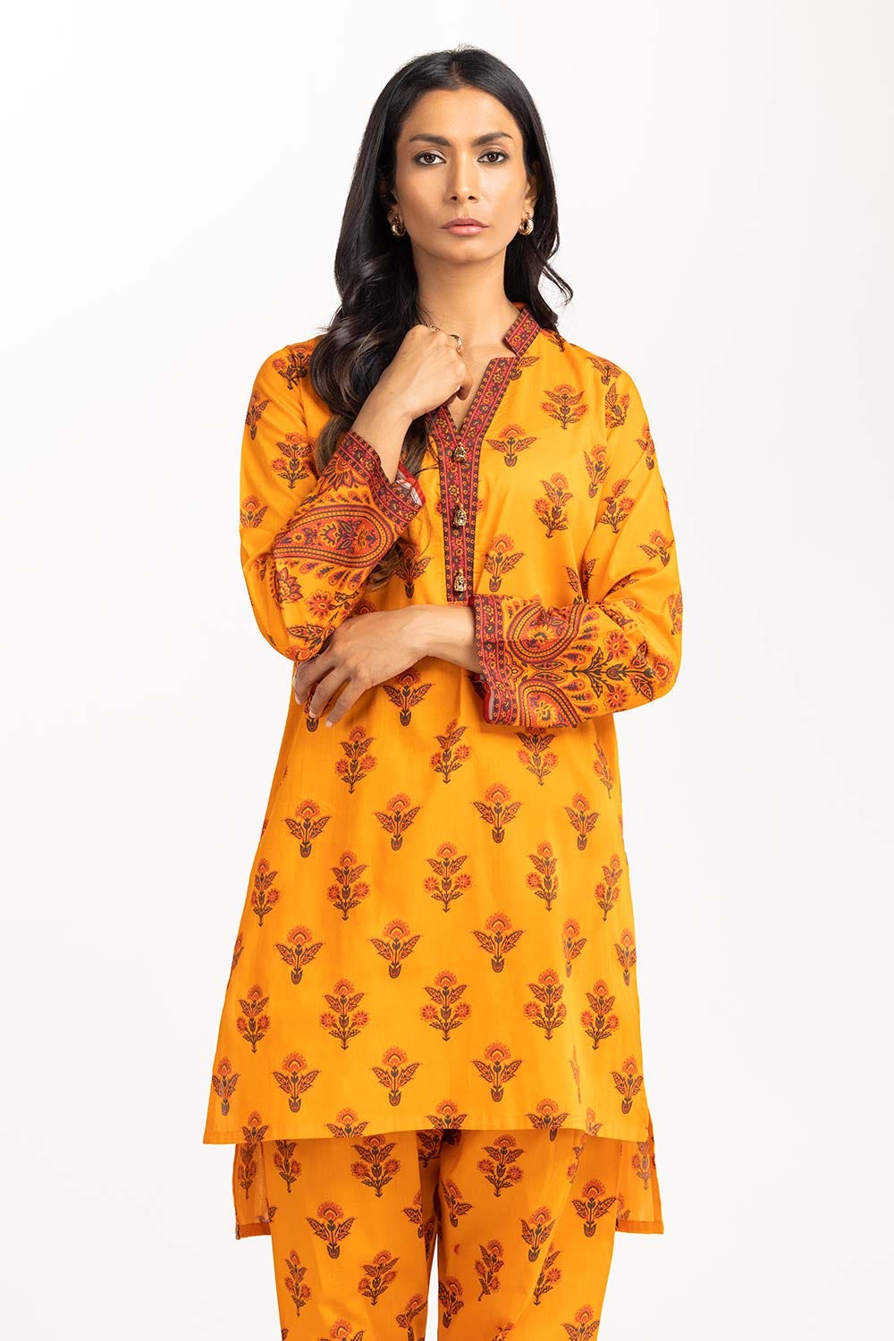 2 Piece Digital Printed Cambric Shirt With Trouser IPS-23-117