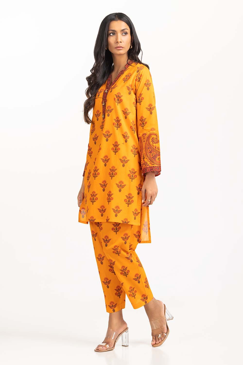 2 Piece Digital Printed Cambric Shirt With Trouser IPS-23-117