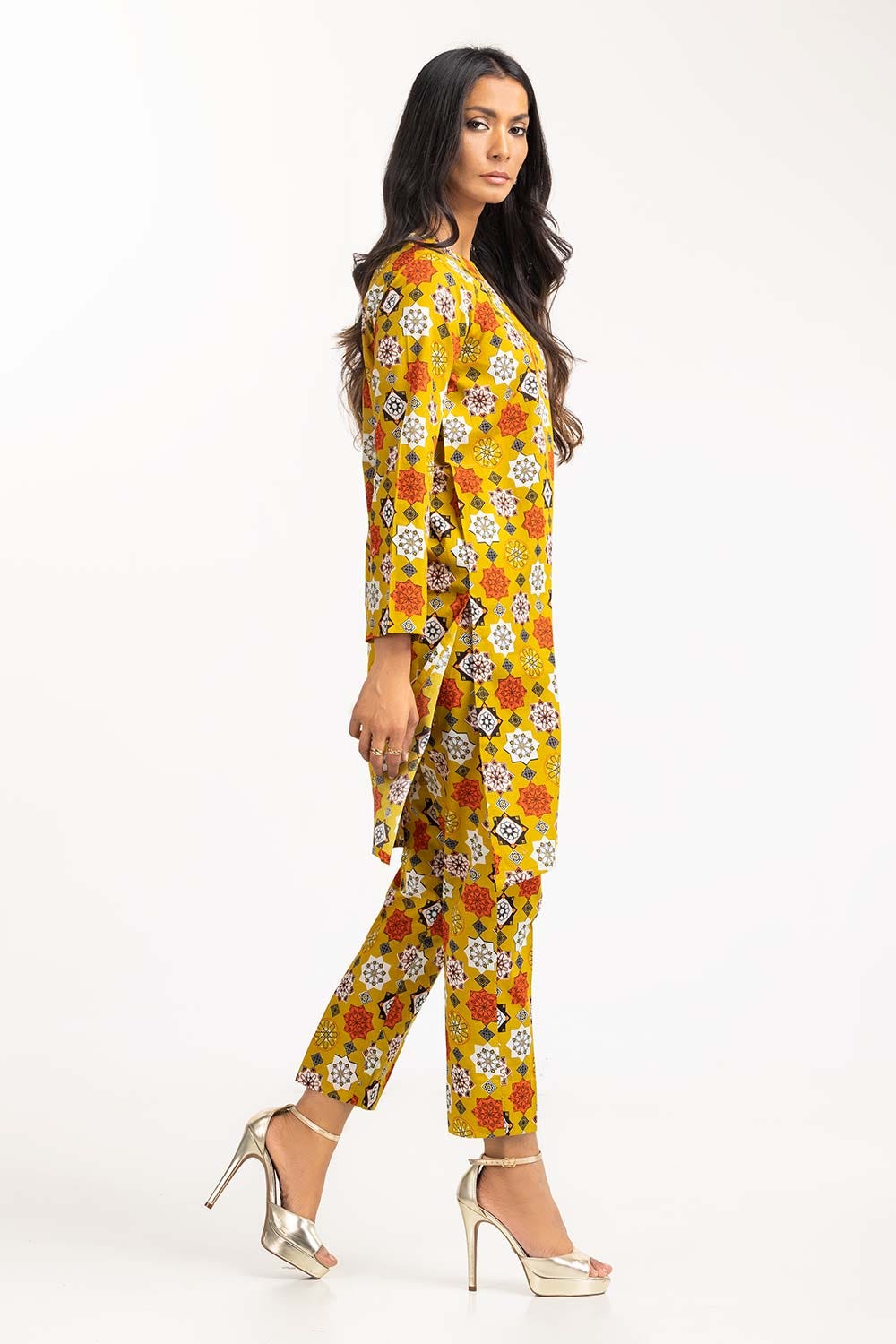 2 Piece Digital Printed Cambric Shirt With Trouser IPS-23-121