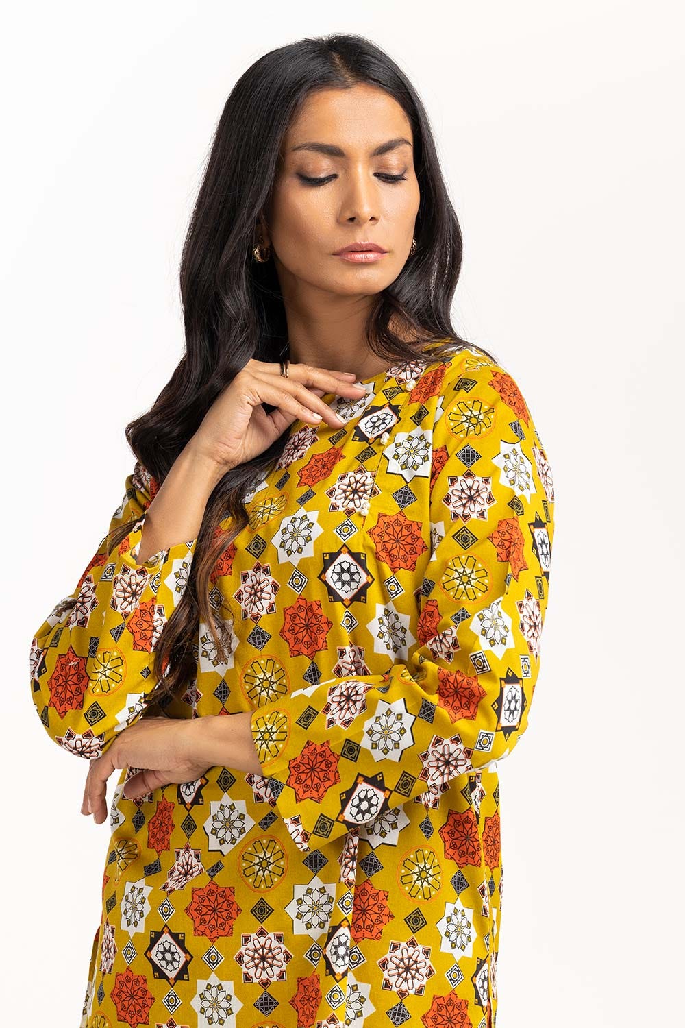 2 Piece Digital Printed Cambric Shirt With Trouser IPS-23-121