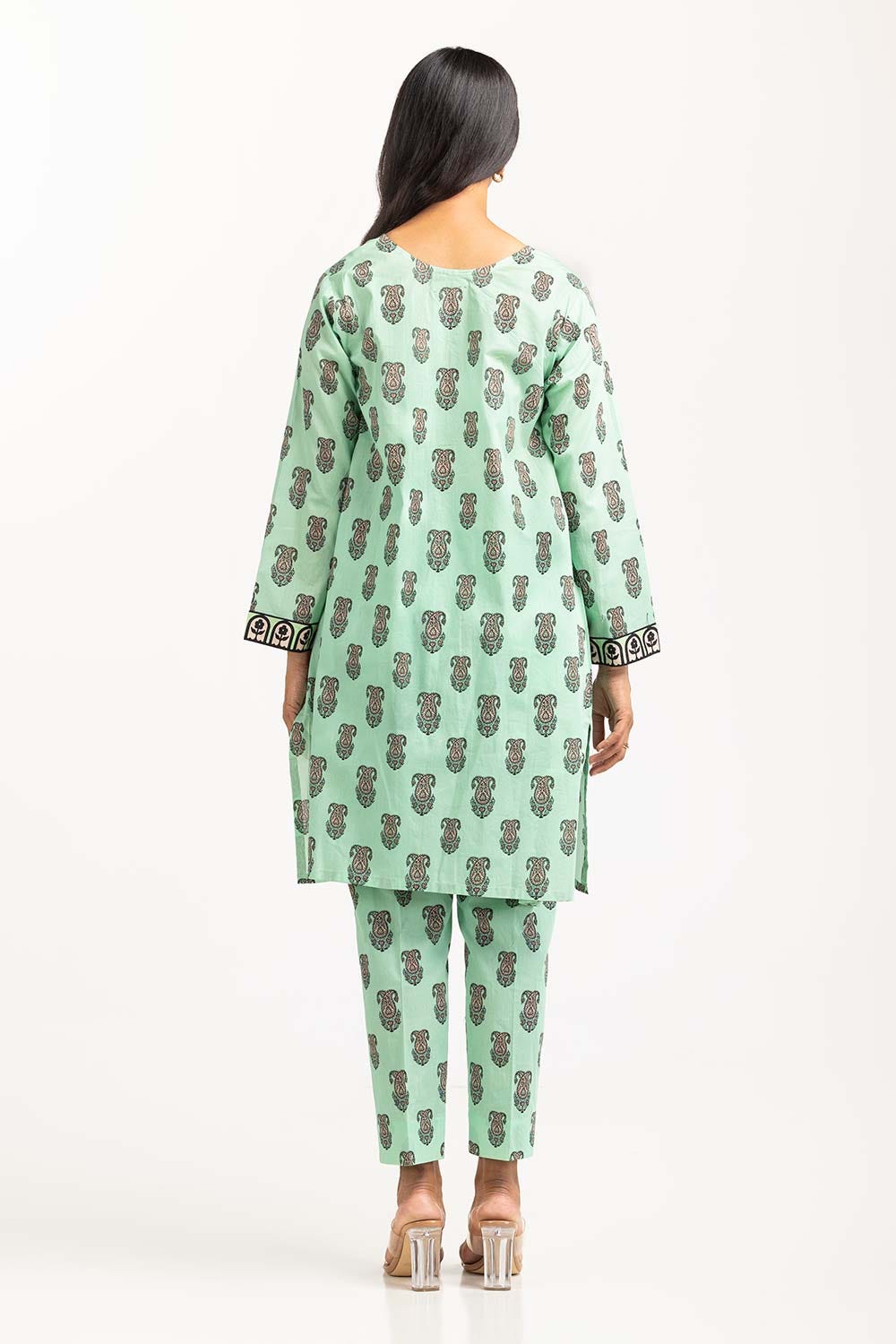 2 Piece Printed Cambric Shirt With Trouser IPS-23-124