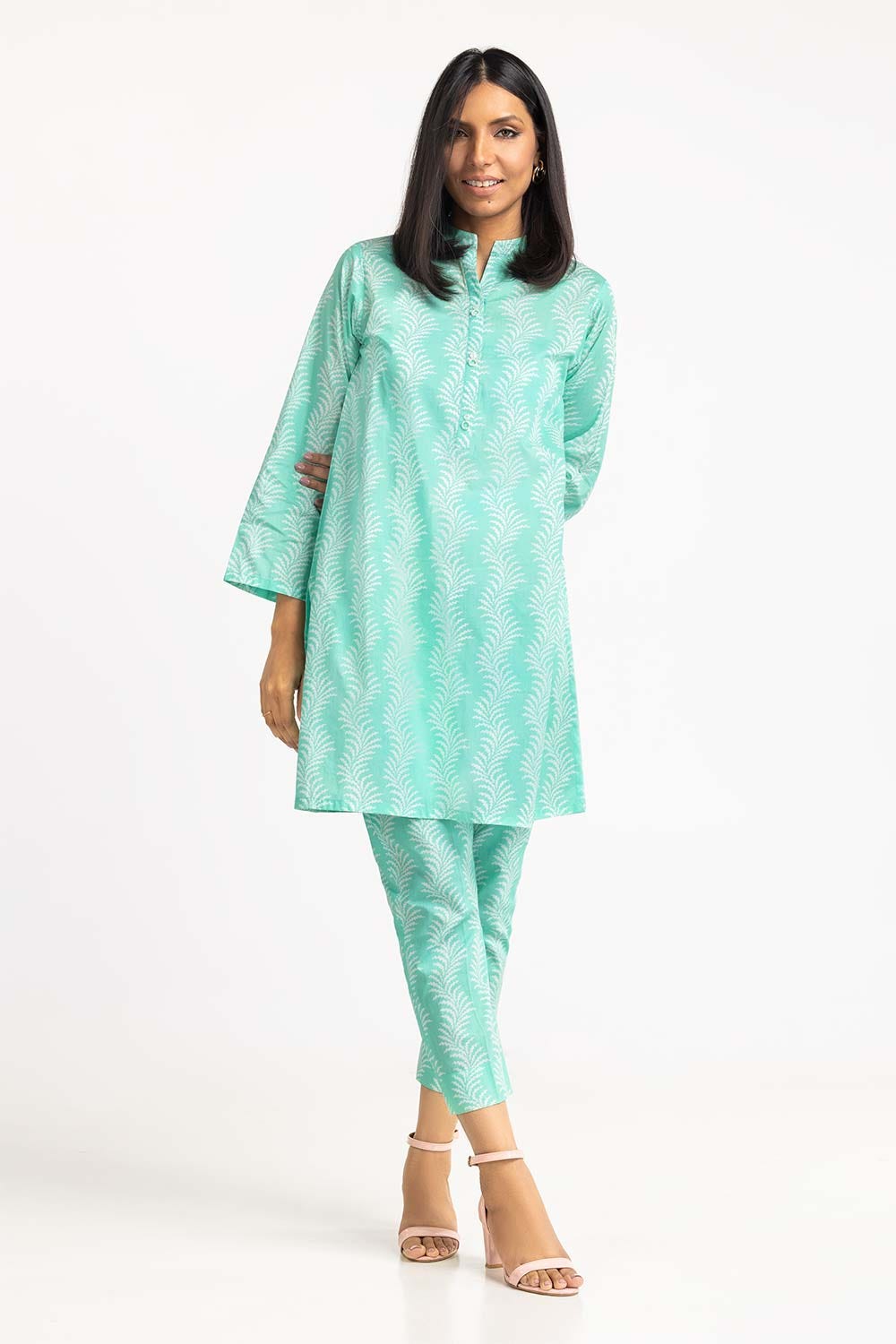 2 Piece Printed Cambric Shirt With Trouser IPS-23-125