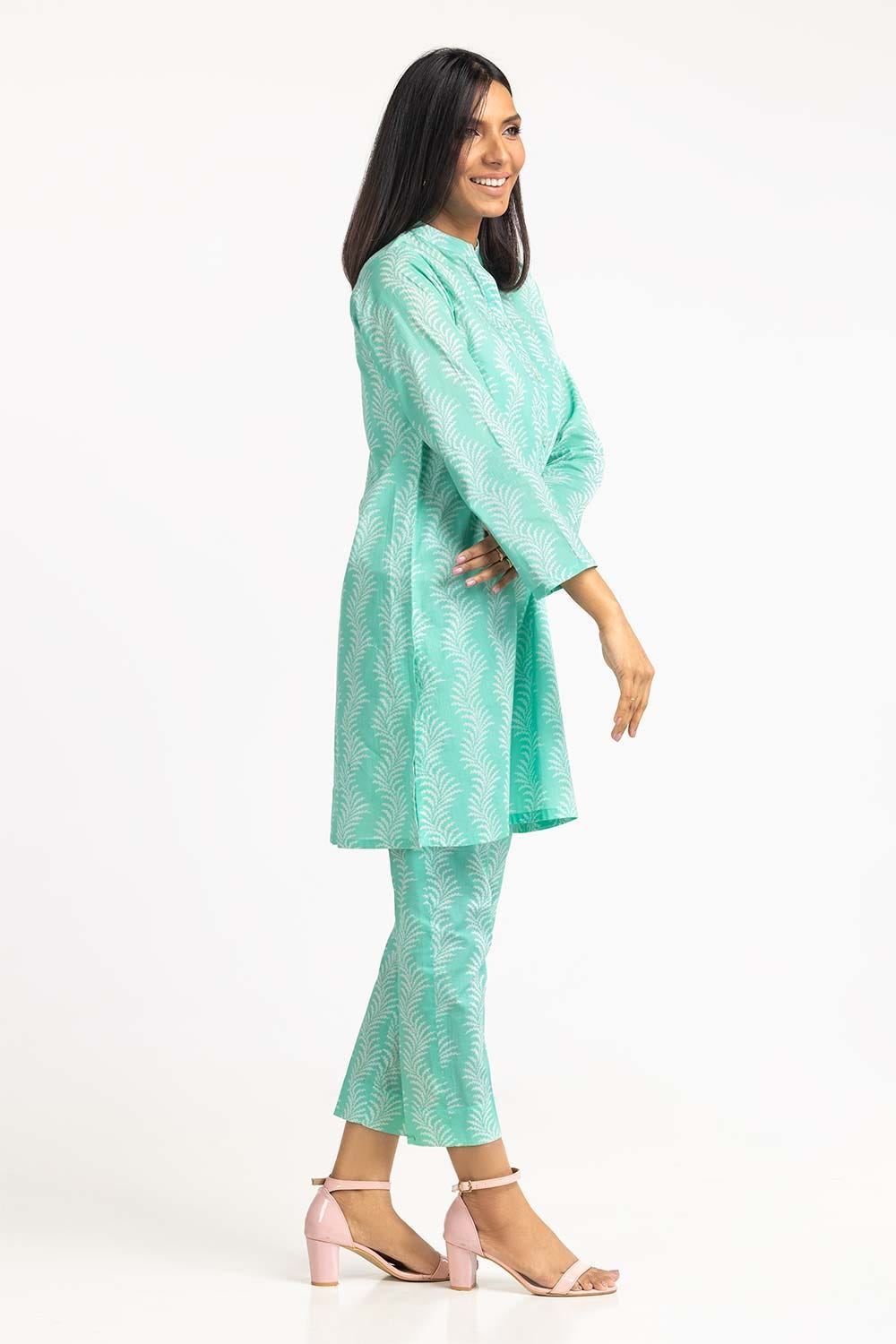2 Piece Printed Cambric Shirt With Trouser IPS-23-125
