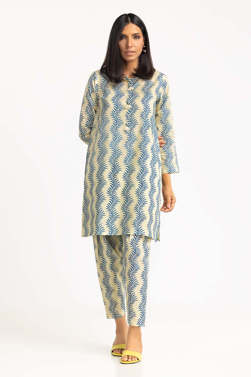 2 Piece Printed Cambric Shirt With Shalwar IPS-23-126