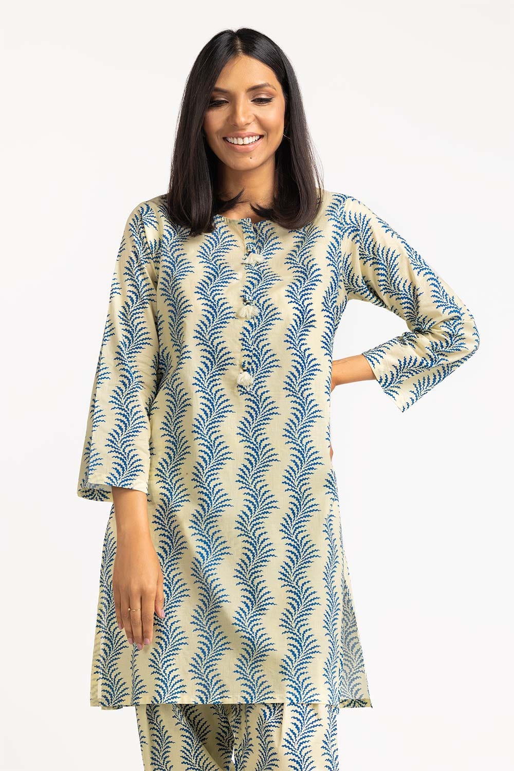 2 Piece Printed Cambric Shirt With Shalwar IPS-23-126