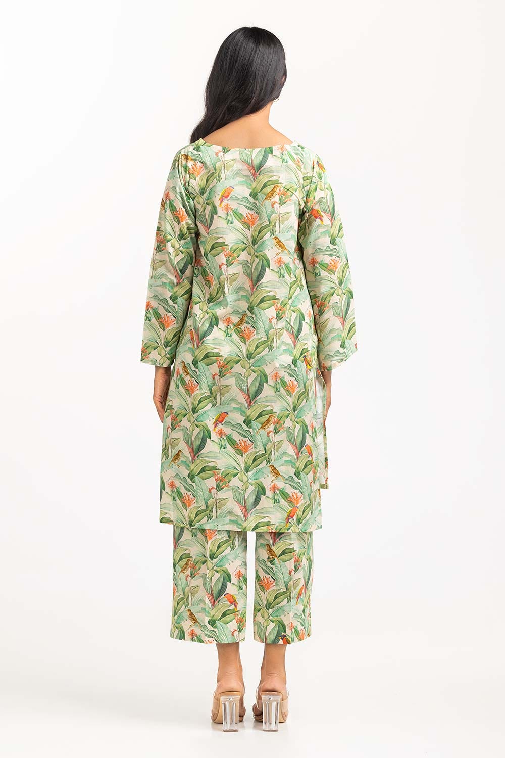 2 Piece Printed Cambric Shirt With Trouser IPS-23-129