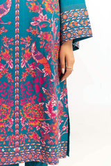 2 Piece Cambric Screen Print Shirt With Trouser IPS-23-12