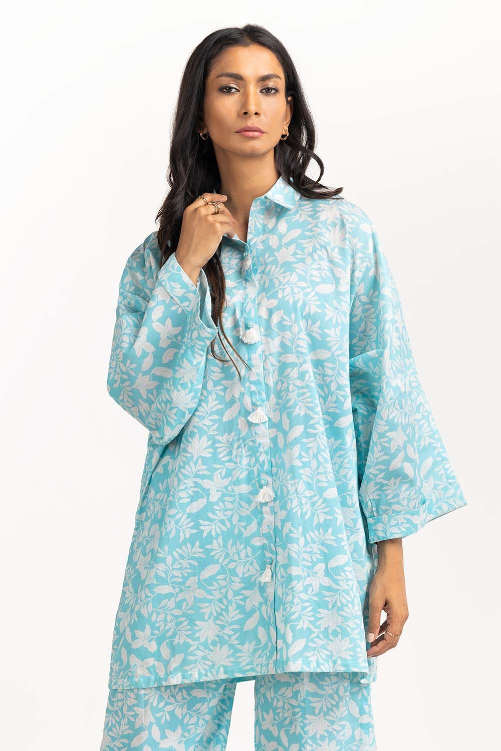 2 Piece Printed Cambric Shirt With Trouser IPS-23-130