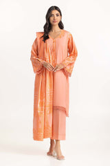 Dyed Cambric Screen Printed Suit IPS-23-153