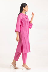 2 Piece Dyed Cambric Shirt Shalwar - BLUSH IPS-23-158