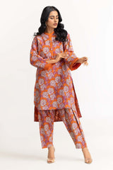 2 Piece Cambric Screen Print Shirt With Trouser IPS-23-19