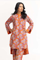 2 Piece Cambric Screen Print Shirt With Trouser IPS-23-19