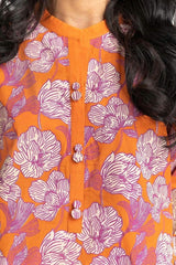 2 Piece Cambric Screen Print Shirt With Trouser IPS-23-19
