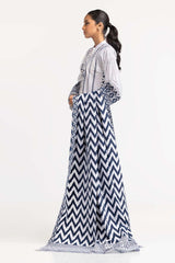 2 Piece Dyed Cambric Screen Printed Kurti With Dupatta IPS-23-214