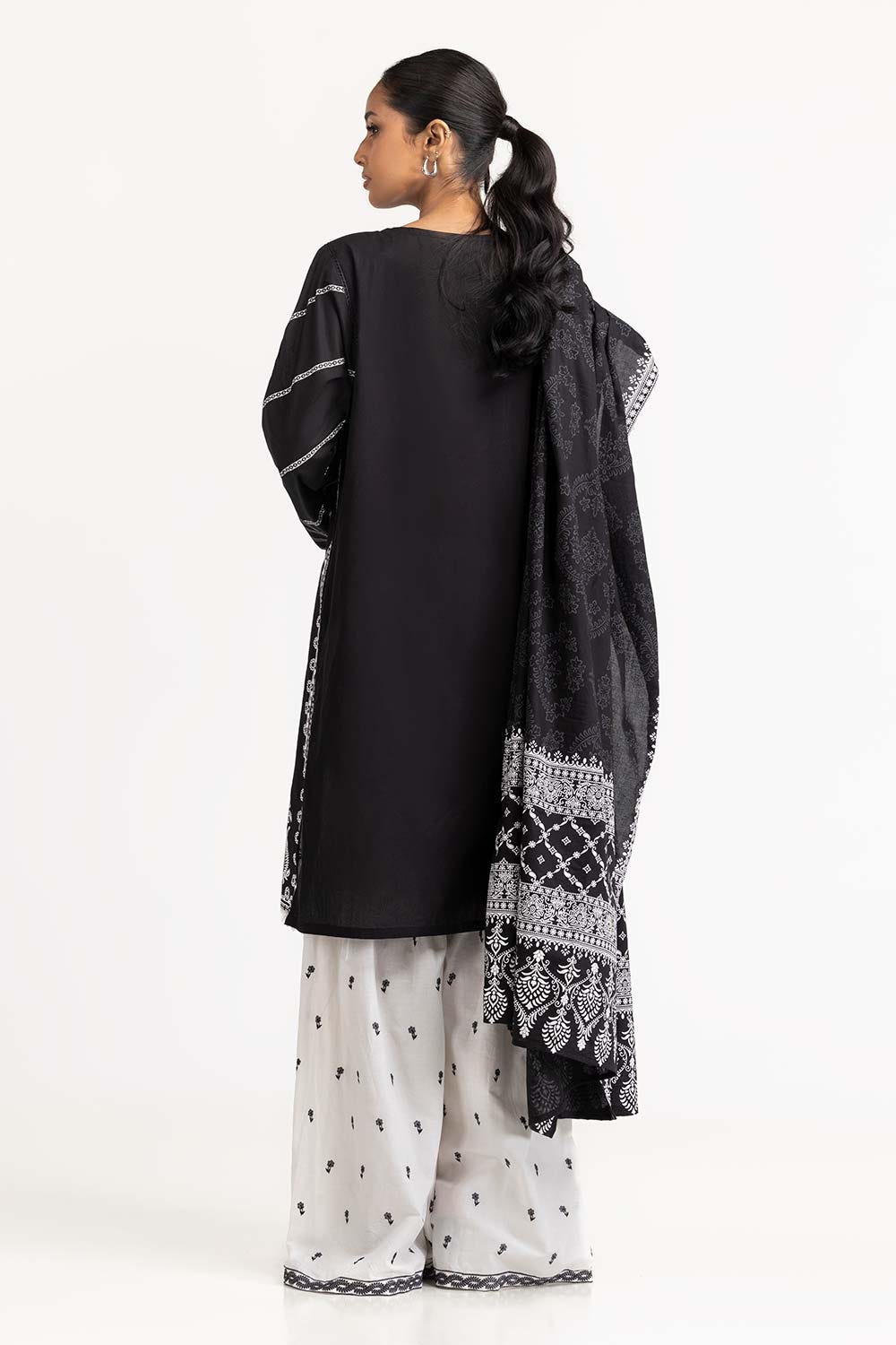 2 Piece Screen Printed Shirt With Dupatta IPS-23-215