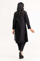 2 Piece Dyed Cotton Embelsihed Kurti With Trouser IPS-23-21