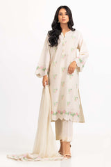 Dyed Cambric Embroidered Suit IPS-23-230