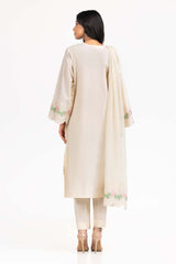 Dyed Cambric Embroidered Suit IPS-23-230