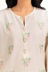 Dyed Cambric Embroidered Suit IPS-23-230